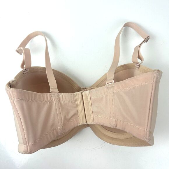 Wacoal Red Carpet Full Figure Underwire Strapless Bra 854119 38DDD NEW - Picture 5 of 7